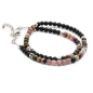 Preview: Wickelarmband mit Edelsteinen Preview: Wickelarmband mit Edelsteinen